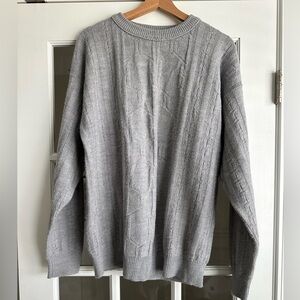 Vintage grey Christian Dior sweater - large